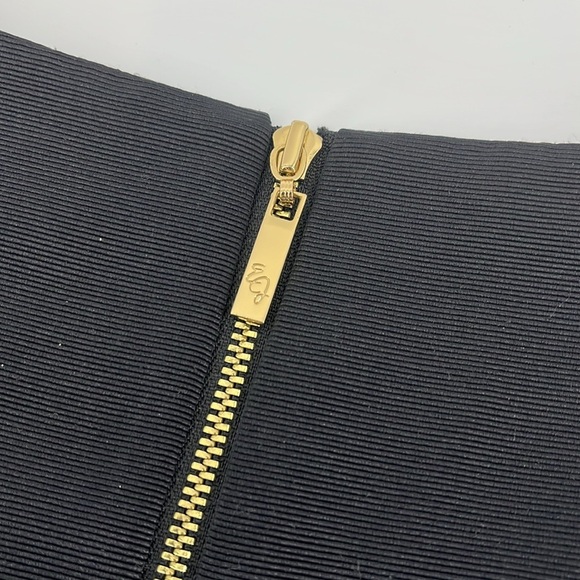 Eliza J Black Crop Top with Pearl Embellishments Size 10 - Picture 6 of 8